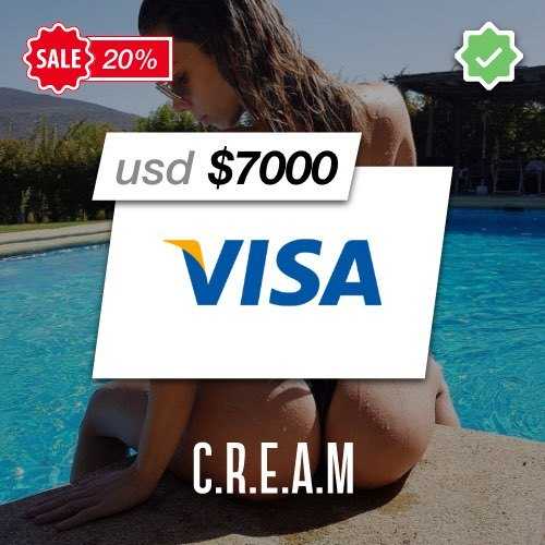 VISA Prepaid $7000 Balance